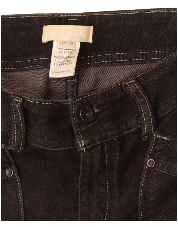 Diesel Womens Bermuda Denim Shorts W30 Medium  Brown Cotton