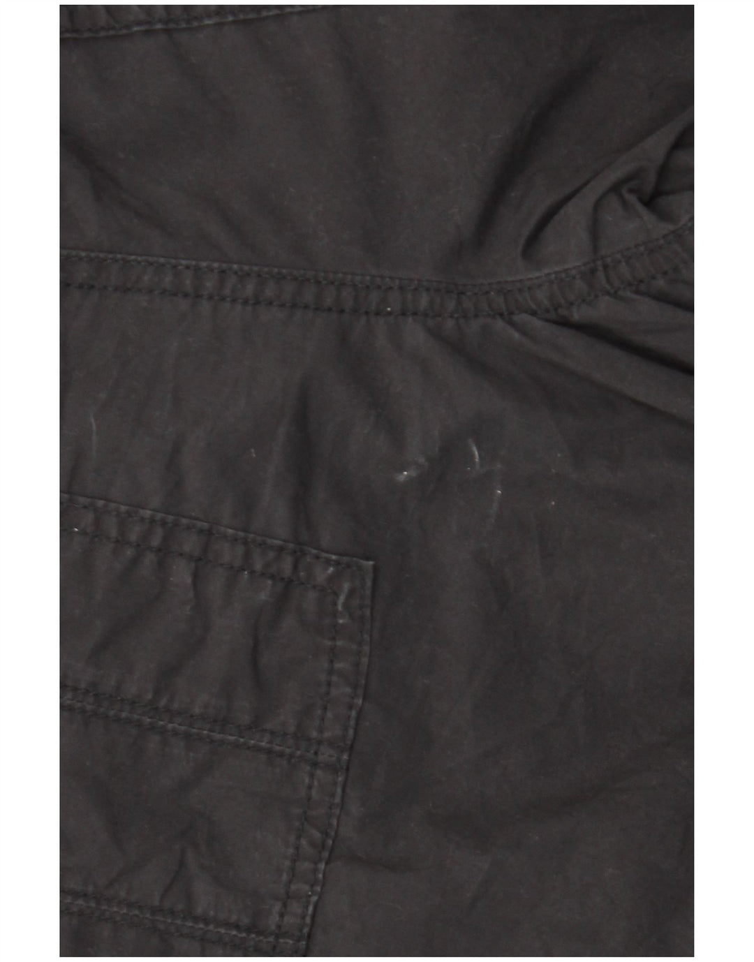 Dkny Womens Straight Cargo Trousers Small W29 L29 Black Cotton