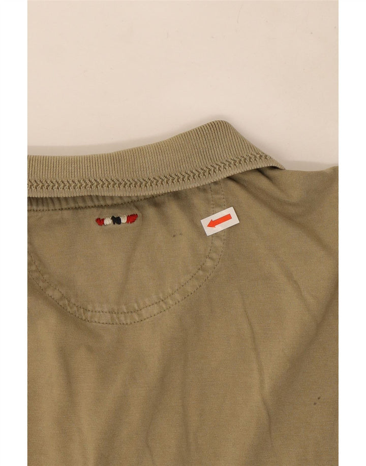Napapijri Mens Polo Shirt Medium Green