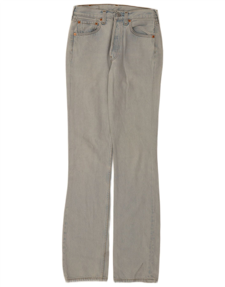 Levi's Womens 501 Bootcut Jeans W27 L34 Blue