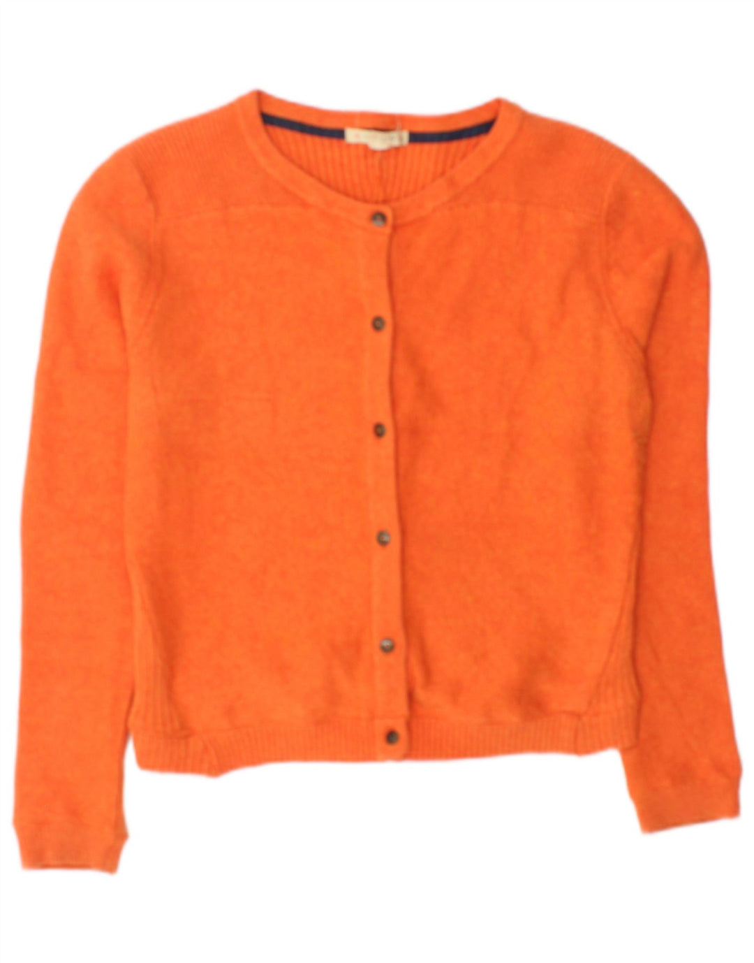 White Stuff Womens Crop Cardigan Sweater UK 14 Medium Orange
