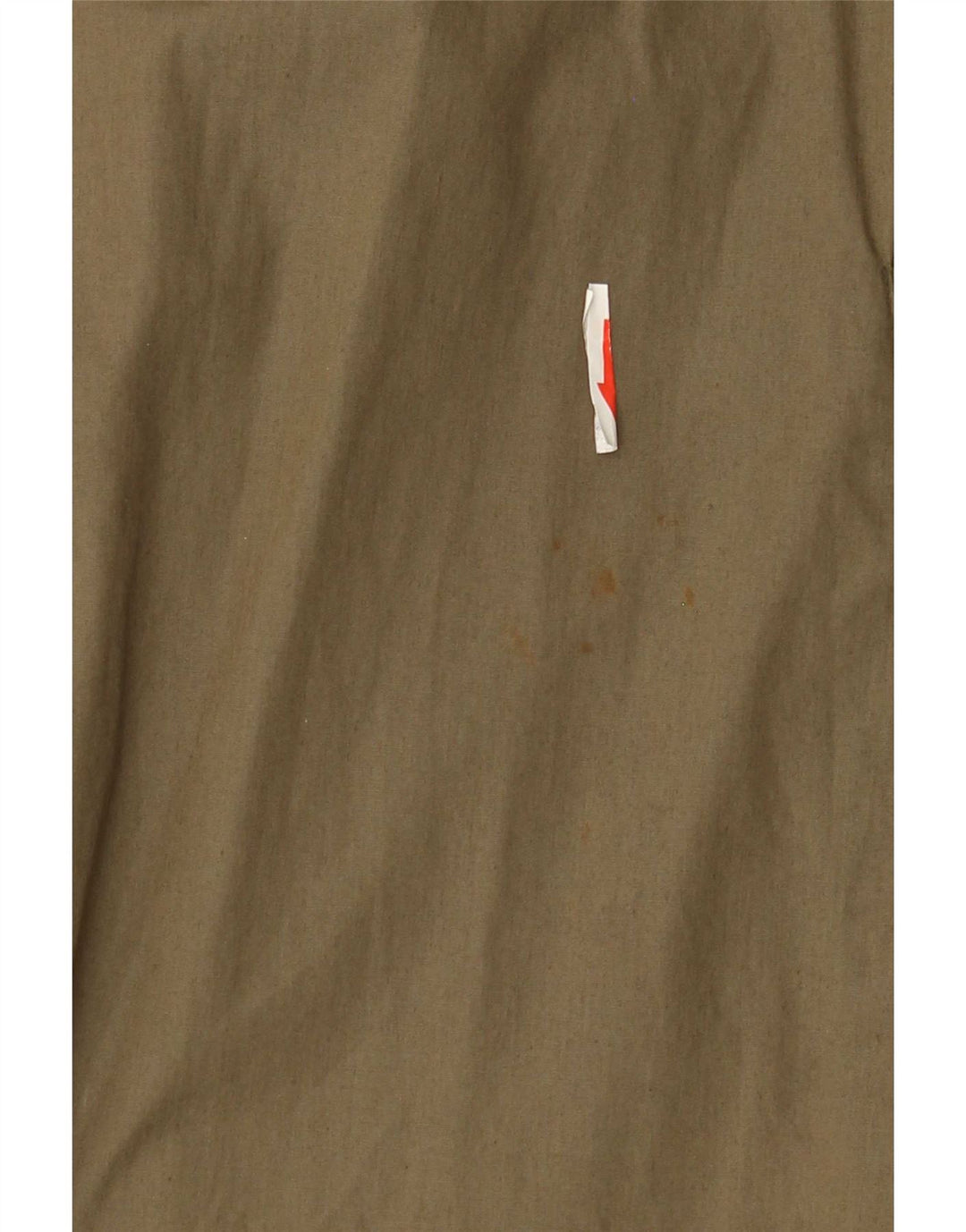 Stratos Mens Overcoat UK 40 Large Khaki Cotton