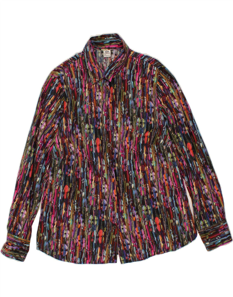 WALBUSCH Womens Shirt IT 44 Medium Multicoloured Floral Cotton Vintage Walbusch and Second-Hand Walbusch from Messina Hembry 