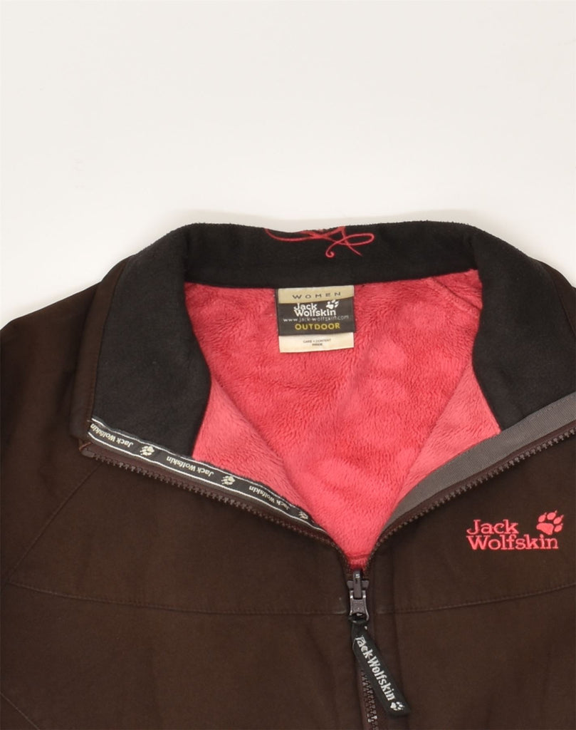 JACK WOLFSKIN Womens Outdoor Windbreaker Jacket UK 14 Medium  Brown | Vintage Jack Wolfskin | Thrift | Second-Hand Jack Wolfskin | Used Clothing | Messina Hembry 