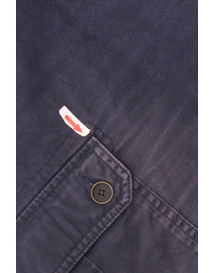 Timberland Mens Cargo Shorts W42 2XL Navy Blue Cotton