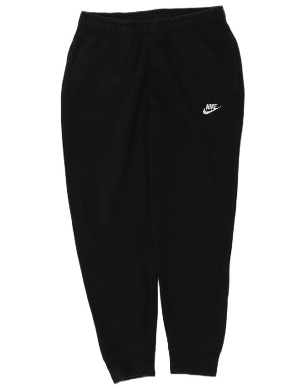 Nike Mens Tracksuit Trousers Joggers Medium Black Cotton