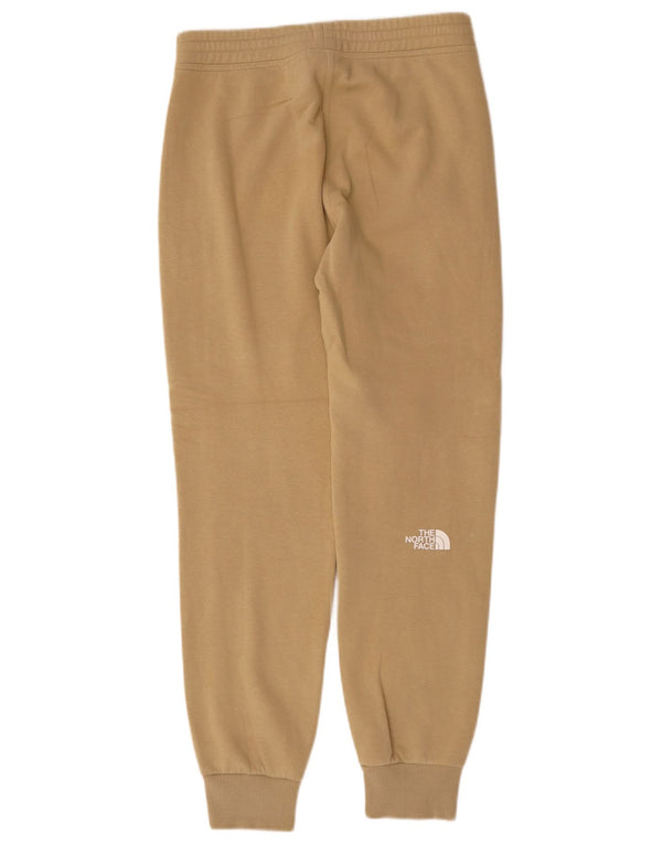The North Face Mens Tracksuit Trousers Joggers Small Beige Cotton
