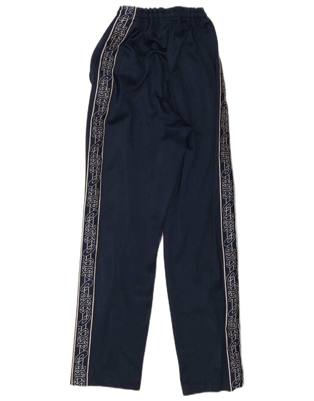 Asics Mens Graphic Tracksuit Trousers Small  Navy Blue