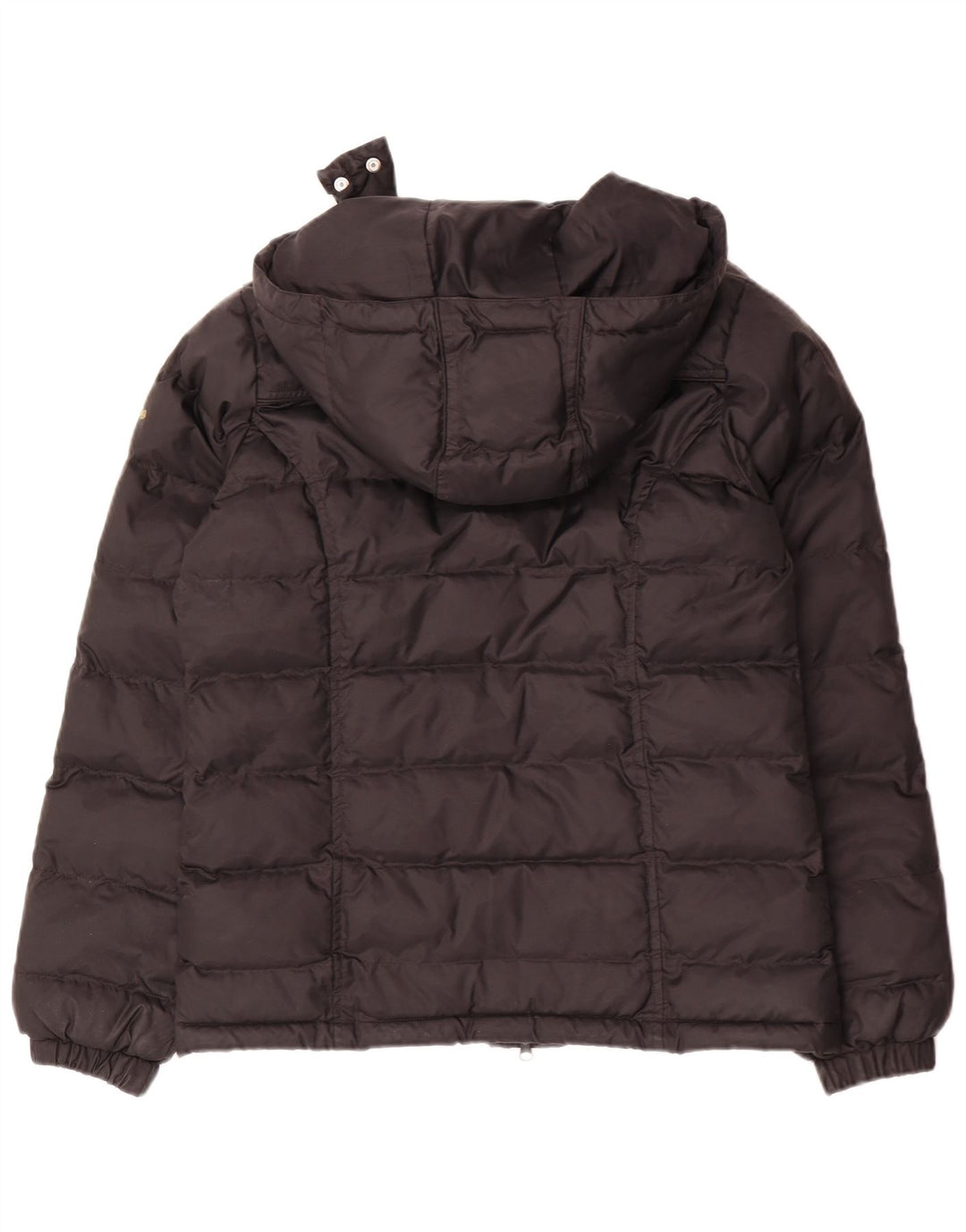 Lee Womens Hooded Oversized Padded Jacket UK 6 XS Black Polyamide