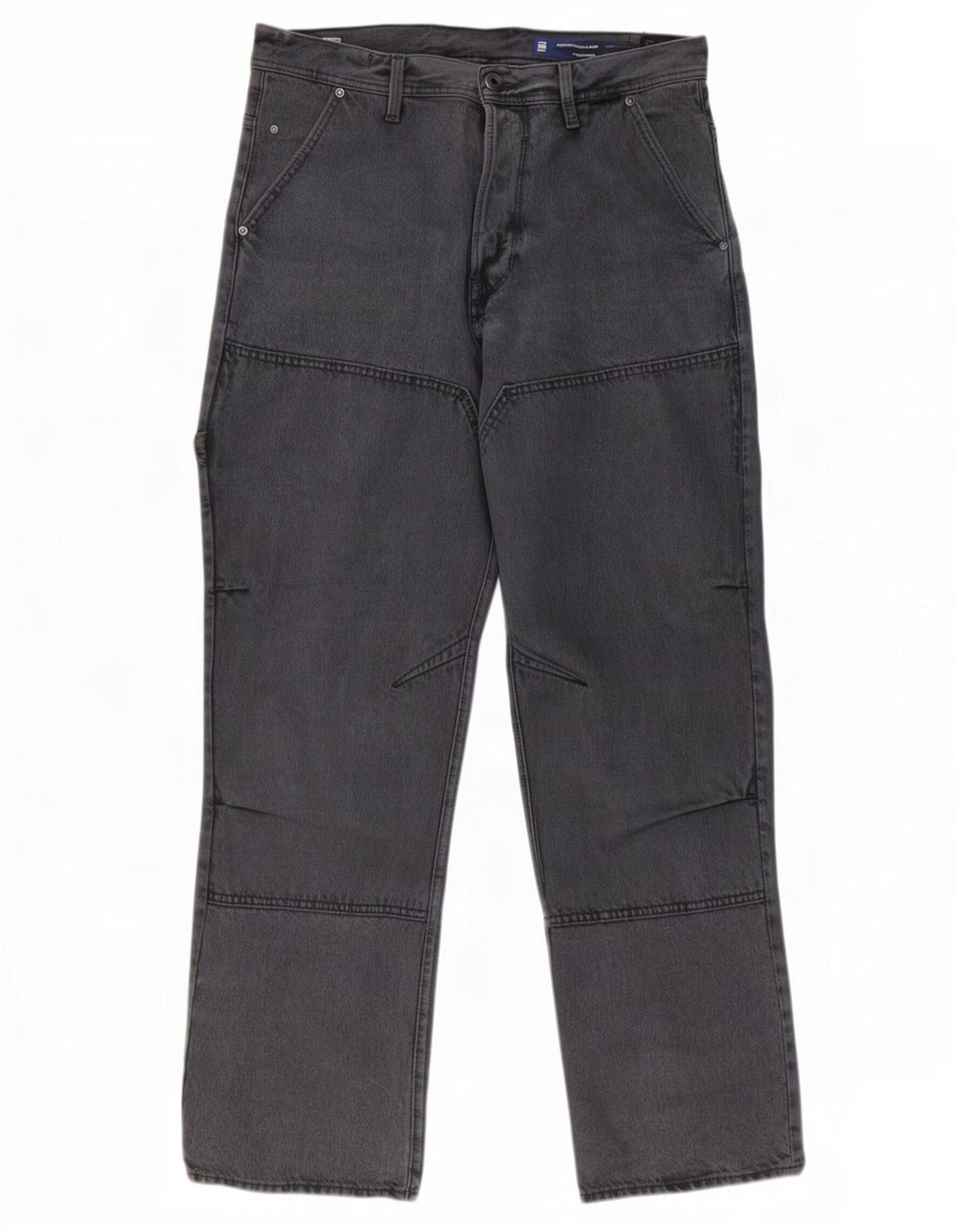 G-Star Mens Carpenter Loose Jeans W34 L34 Grey Cotton