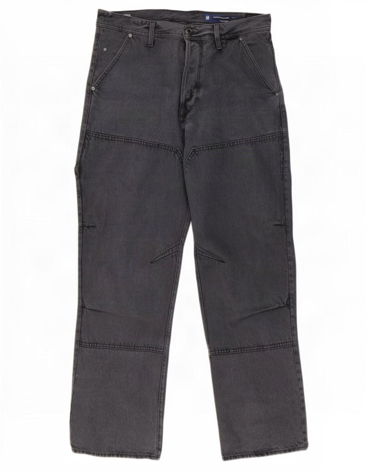 G-Star Mens Carpenter Loose Jeans W34 L34 Grey Cotton