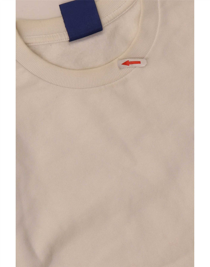 Champion Mens Sweatshirt Jumper XS White Cotton
