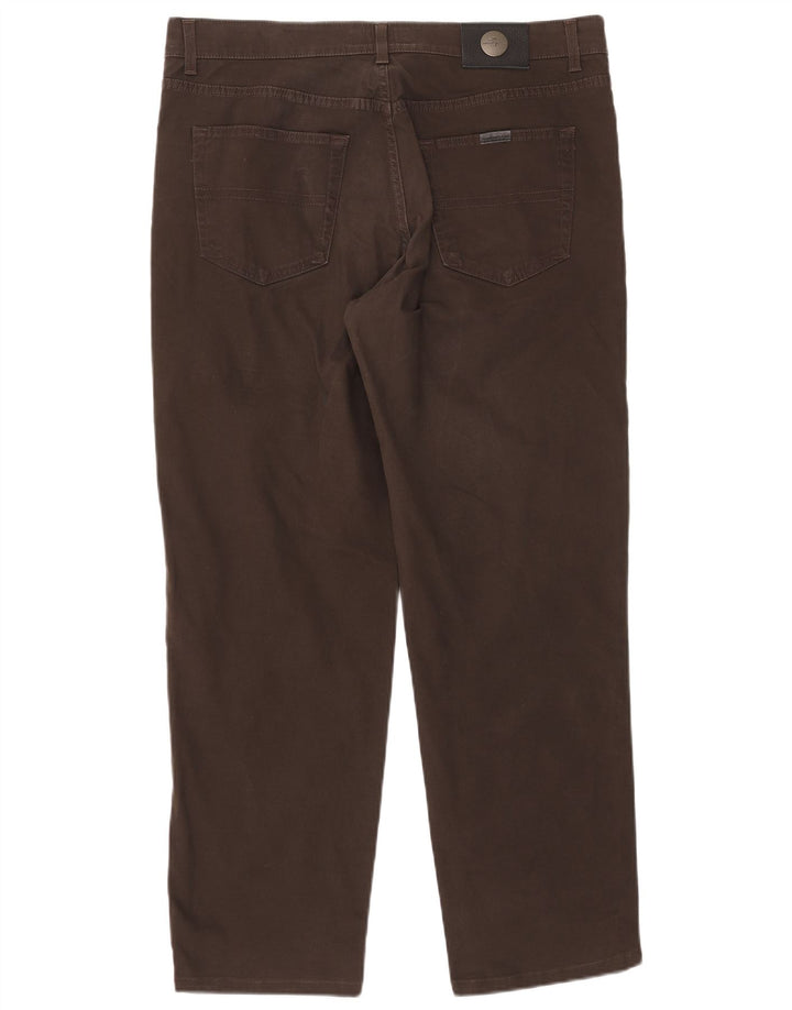 TRUSSARDI Mens Straight Jeans W40 L30 Brown Cotton