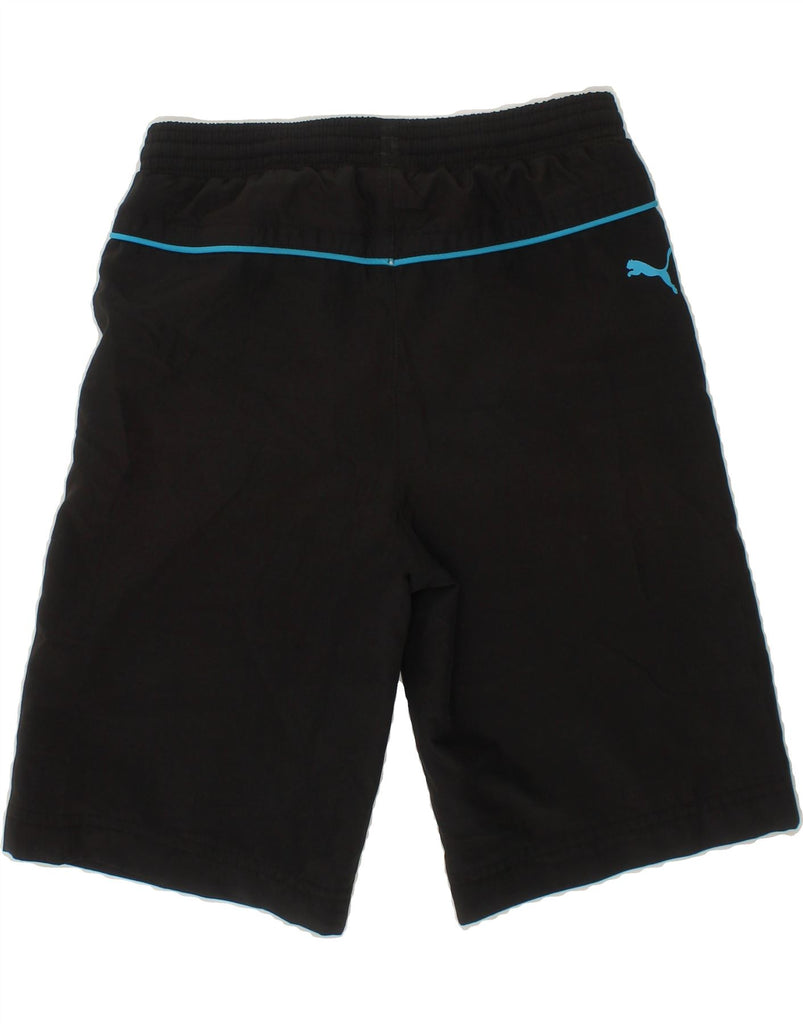 PUMA Boys Graphic Sport Shorts 7-8 Years Black Vintage Puma and Second-Hand Puma from Messina Hembry 