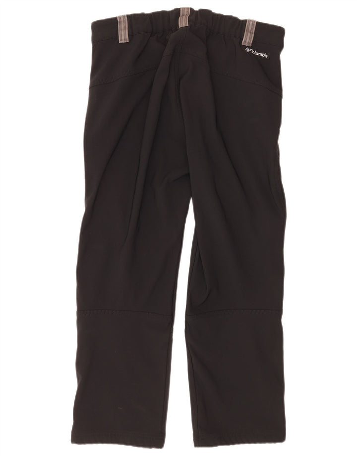 Columbia Mens Crop Cargo Trousers W36 L23 Black Polyester