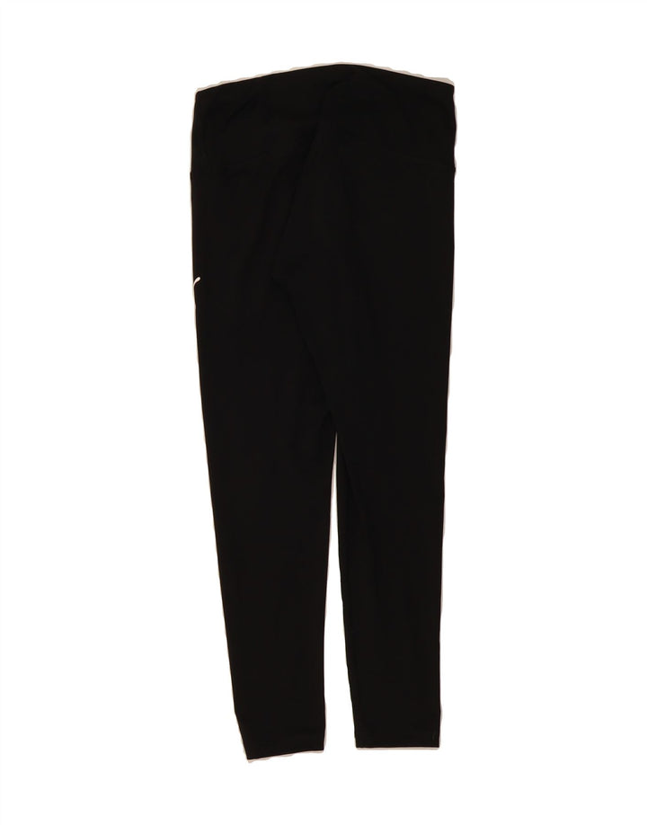 PUMA Womens Crop Leggings UK 14 Large Black Vintage Puma and Second-Hand Puma from Messina Hembry 
