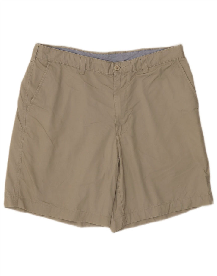 Marks & Spencer Mens Blue Harbour Chino Shorts W36 Large Beige Cotton