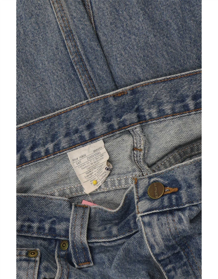 Carhartt Mens Straight Jeans W40 L30 Blue Cotton