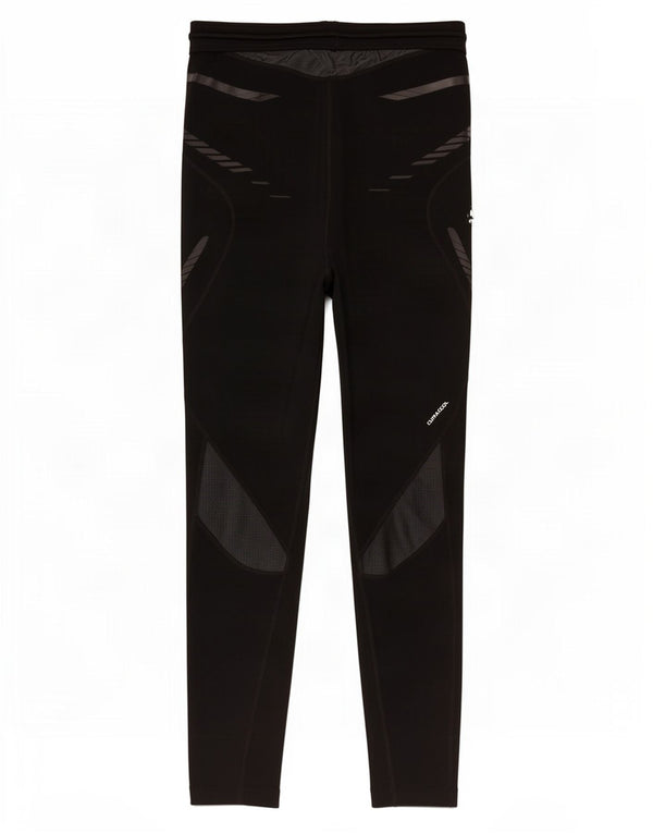 Adidas Girls Climacool Leggings 14-15 Years Large Black Colourblock