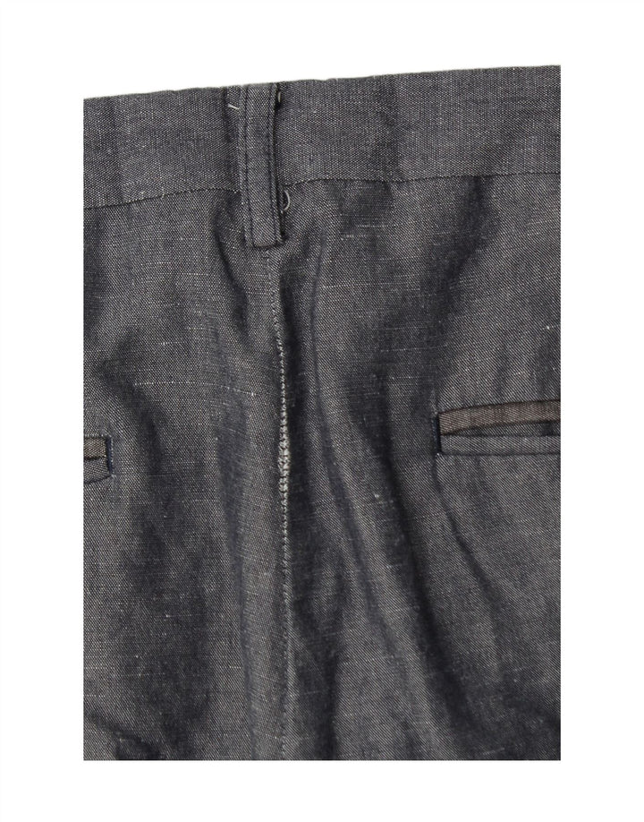 TED BAKER Mens Straight Chino Trousers W34 L32 Blue Cotton