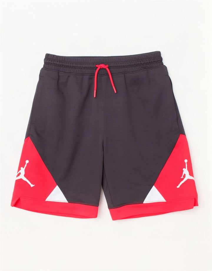 Jordan Boys Dri Fit Sport Shorts 10-11 Years Medium Black Colourblock