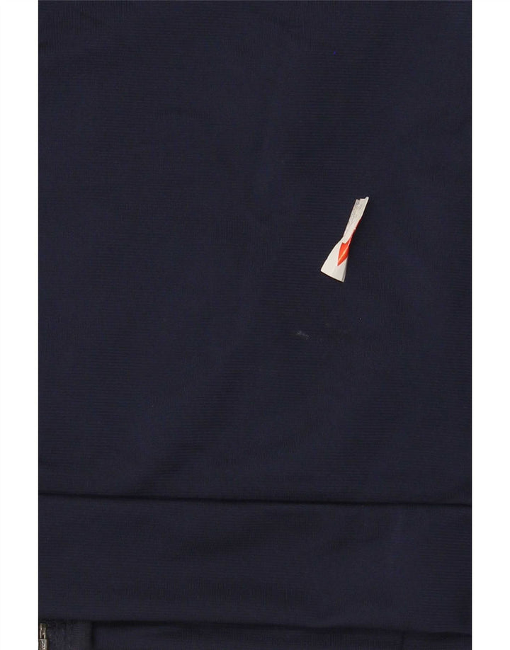 Puma Boys Graphic Tracksuit Top Jacket 9-10 Years Navy Blue Colourblock