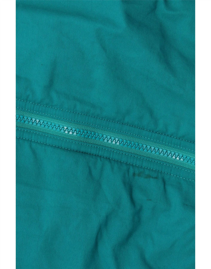 LANDS END Mens Windbreaker Jacket UK 42/44 Large Green Nylon