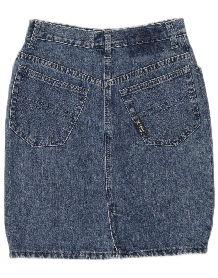 Trussardi Womens Denim Skirt W26 Small  Blue