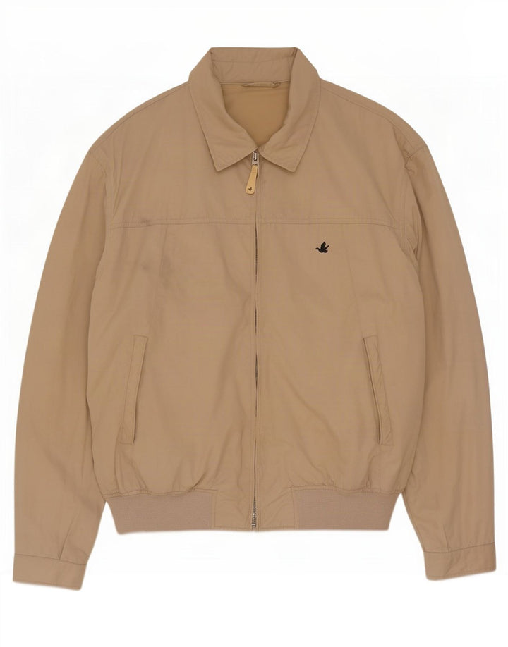 Brooksfield Mens Bomber Jacket IT 50 Large Beige