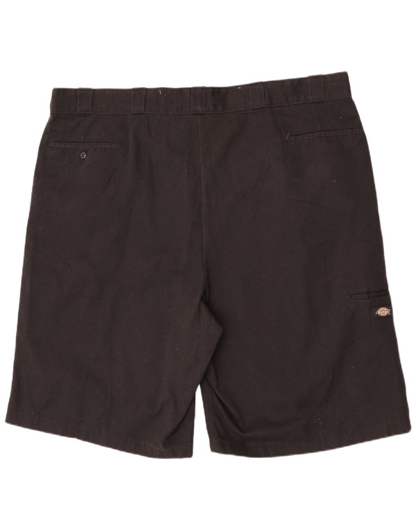 Dickies Mens Cargo Shorts W48 4XL Black Polyester