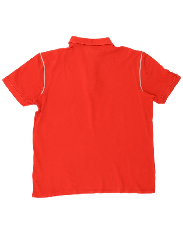Trussardi Mens Polo Shirt 2XL Red Cotton