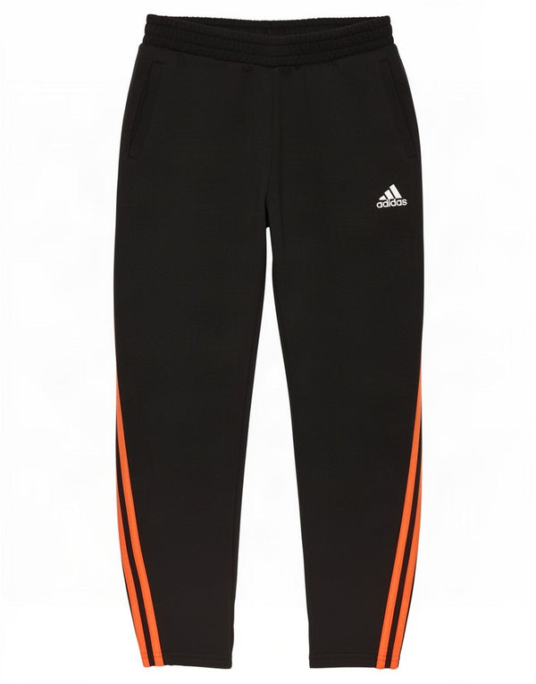 Adidas Boys Tracksuit Trousers 11-12 Years Black Cotton