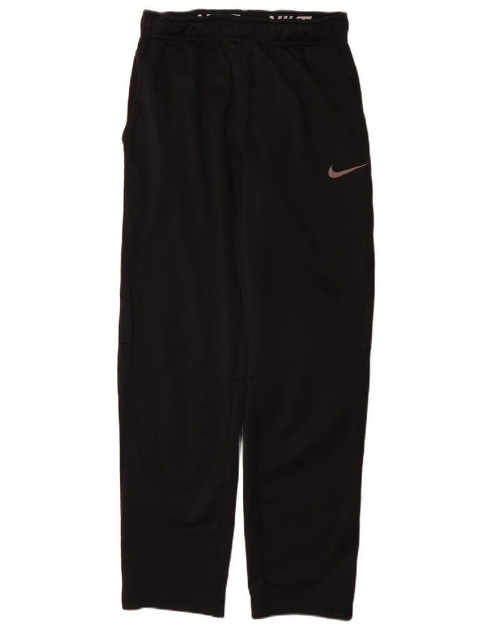 Nike Mens Tracksuit Trousers Small Black Polyester Sports
