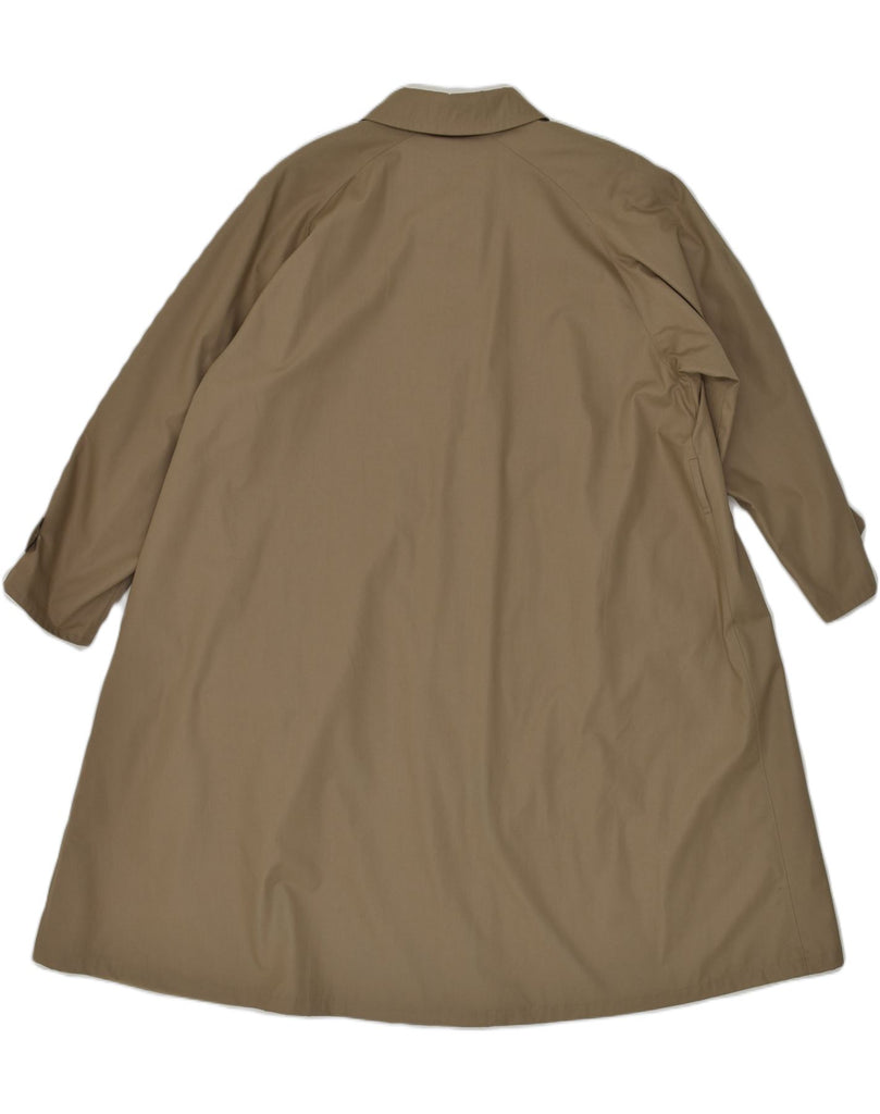 VINTAGE Womens Reversible Overcoat UK 42 XL Beige Polyester | Vintage Vintage | Thrift | Second-Hand Vintage | Used Clothing | Messina Hembry 