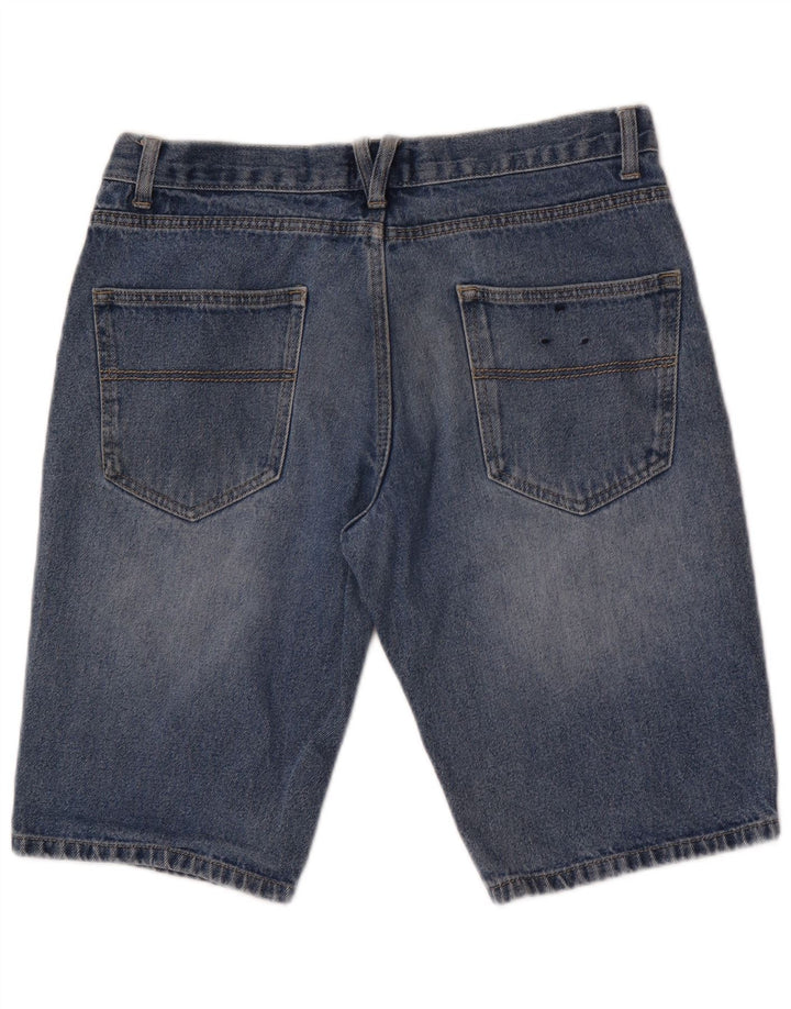 Pierre Cardin Mens Denim Shorts Medium W32 Blue Cotton