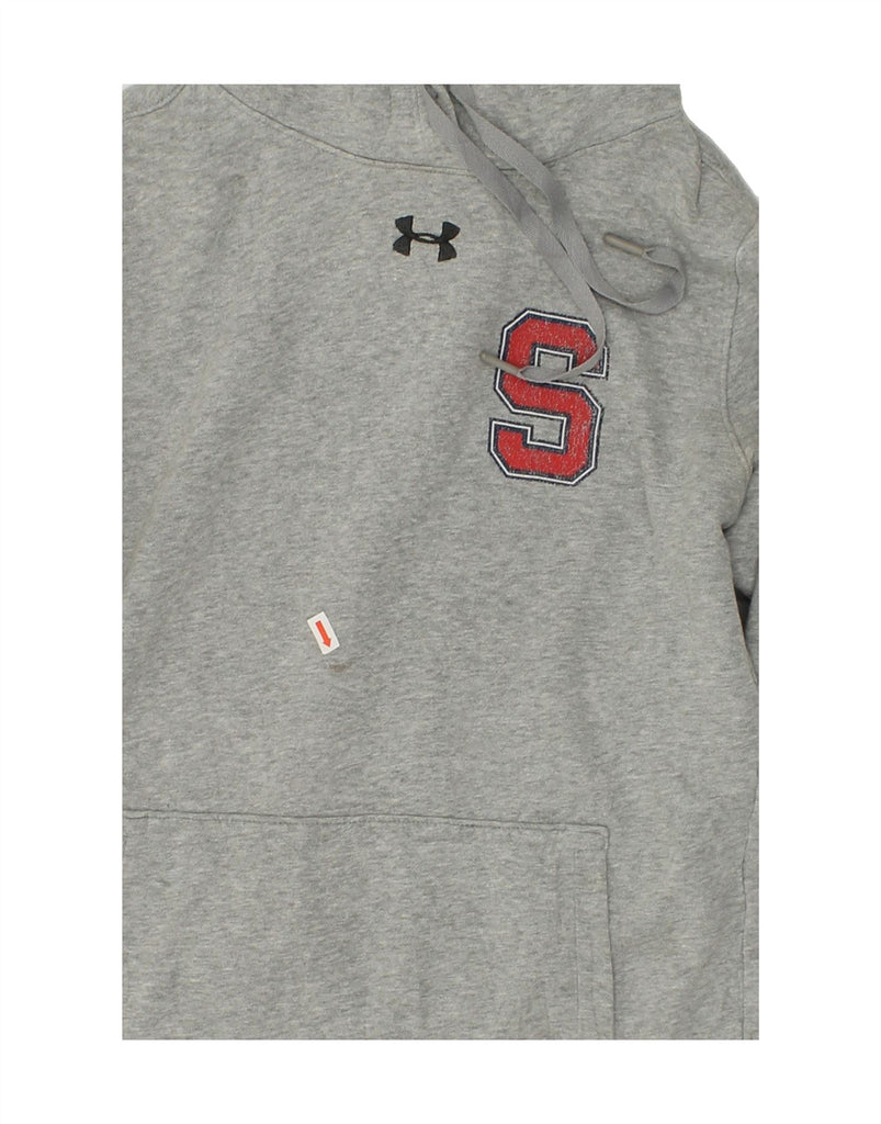 UNDER ARMOUR Mens Graphic Hoodie Jumper XS Grey | Vintage Under Armour | Thrift | Second-Hand Under Armour | Used Clothing | Messina Hembry 