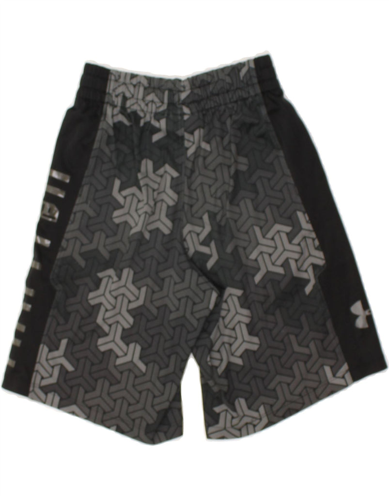 UNDER ARMOUR Boys Sport Shorts 7-8 Years Black Polyester | Vintage Under Armour | Thrift | Second-Hand Under Armour | Used Clothing | Messina Hembry 