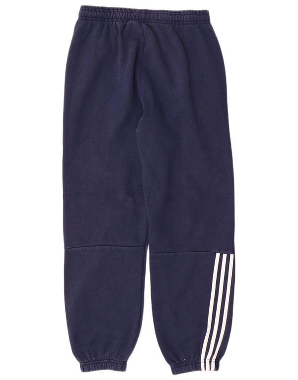 Adidas Mens Tracksuit Trousers Joggers Medium Navy Blue Cotton