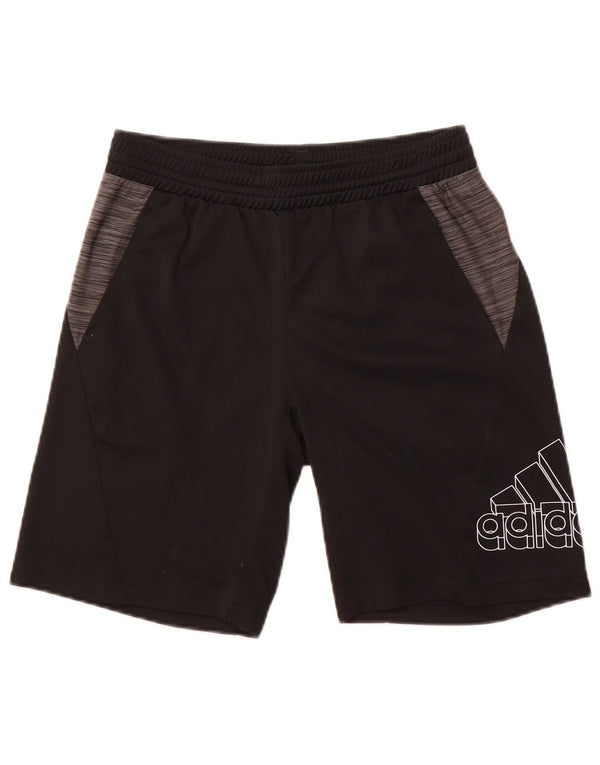 Adidas Boys Aeroready Sport Shorts 13-14 Years  Black Colourblock Polyester