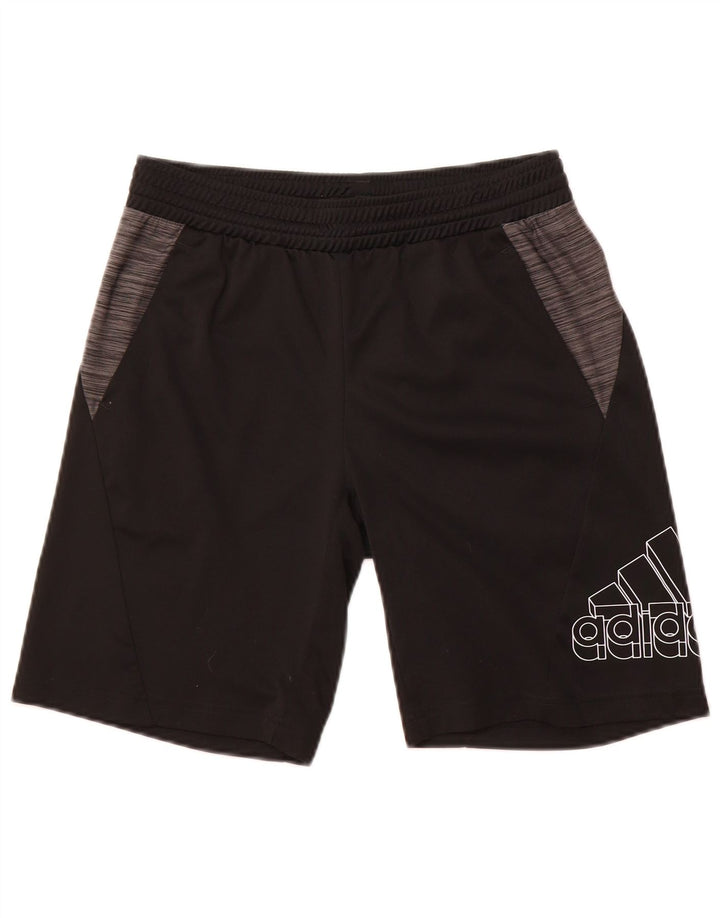 Adidas Boys Aeroready Sport Shorts 13-14 Years  Black Colourblock Polyester