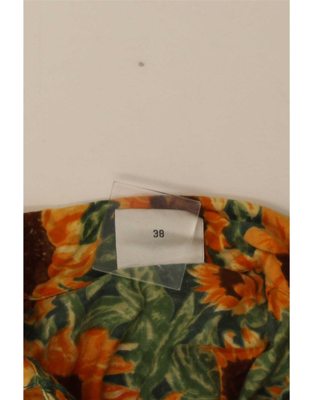 Vintage Womens Short Sleeve Shirt EU 38 Medium Multicoloured Floral