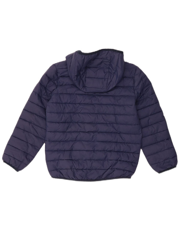 Berghaus Boys Hooded Padded Jacket 7-8 Years Navy Blue Polyamide