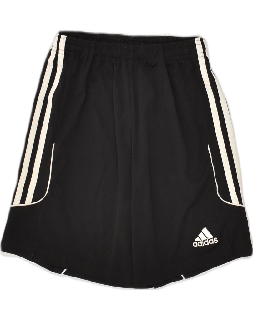 ADIDAS Boys Sport Shorts 11-12 Years Large  Black | Vintage Adidas | Thrift | Second-Hand Adidas | Used Clothing | Messina Hembry 