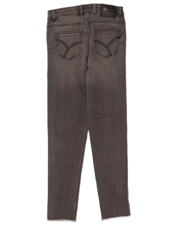 Dack's Womens Crop Skinny Jeans IT 44 Medium W28 L25 Grey