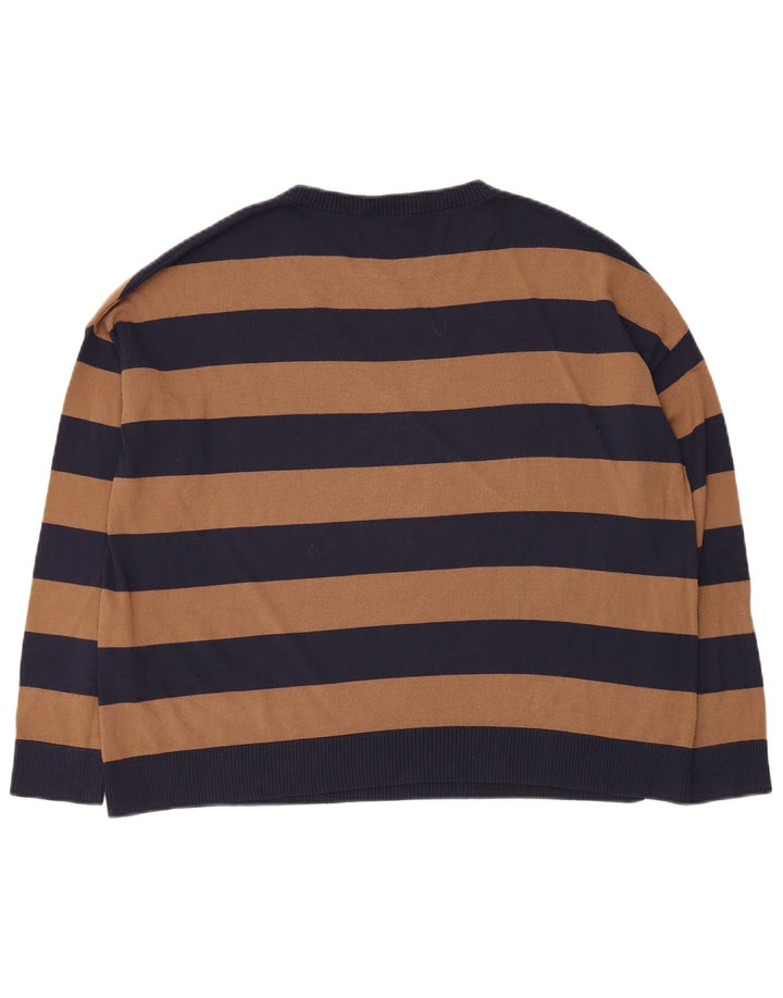 Max Mara Womens Weekend Boat Neck Jumper Sweater UK 14 Medium Navy Blue