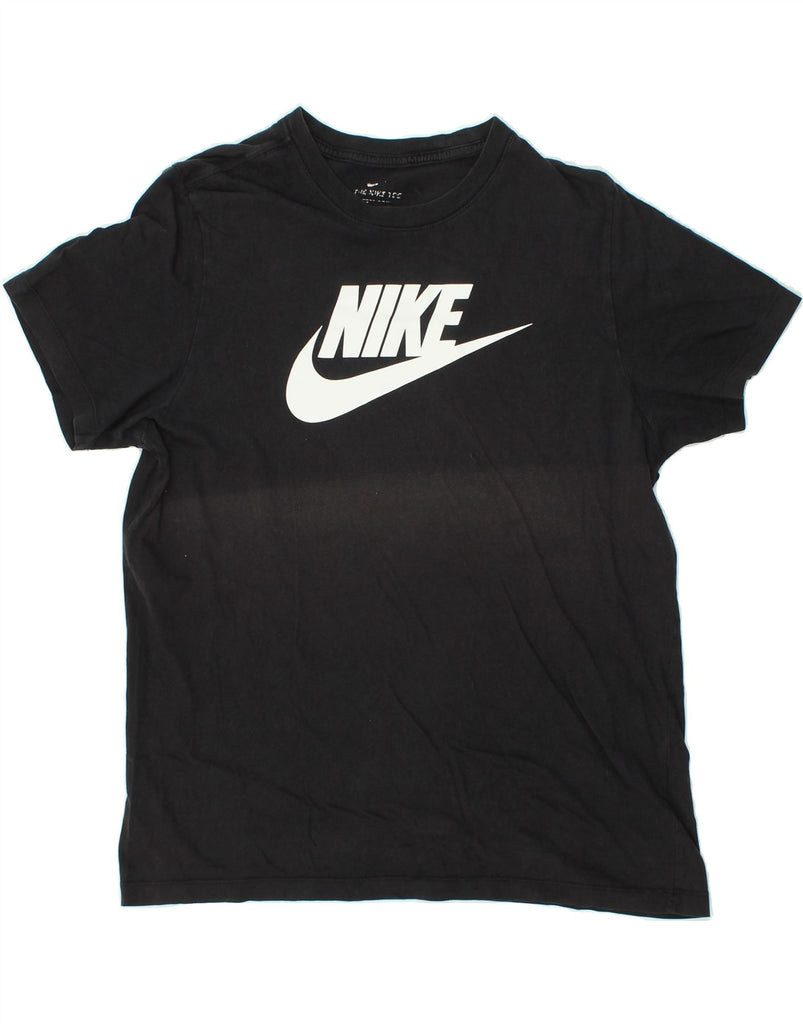 NIKE Mens Graphic T-Shirt Top Medium Black Cotton Vintage Nike and Second-Hand Nike from Messina Hembry 