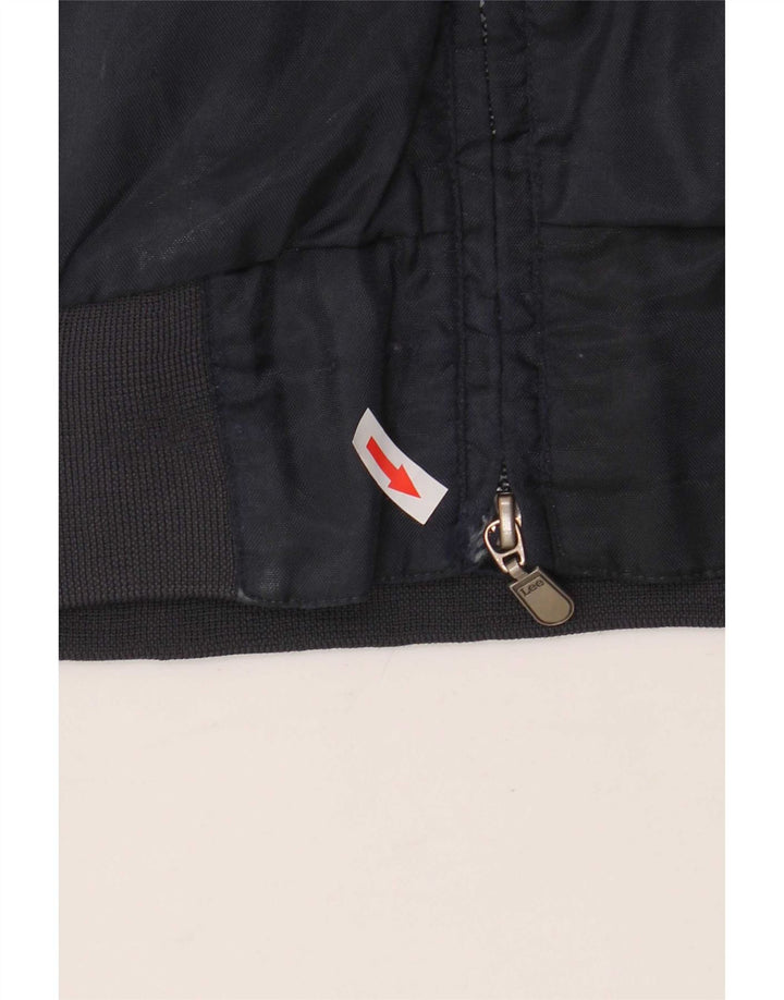 Lee Mens Bomber Jacket UK 36 Small. Navy Blue
