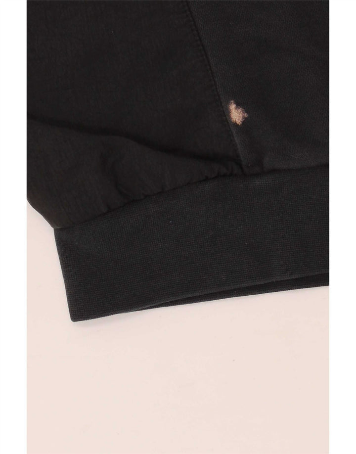 Nike Mens Graphic Sweatshirt Jumper Small Black Colourblock Cotton