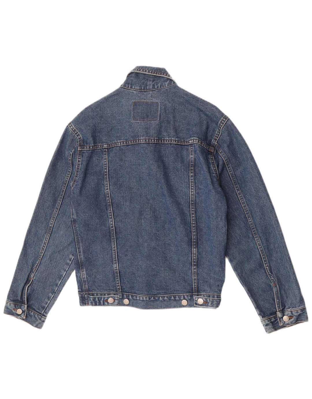 Vintage Womens Denim Jacket UK 10 Small Blue