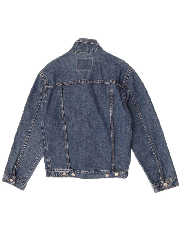 Vintage Womens Denim Jacket UK 10 Small Blue